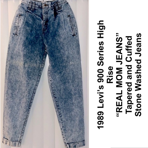 Vintage Stone Washed Levi’s 900 Series Mom Jeans-Levi’s 900 Series - Picture 8 of 16